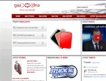 Tablet Screenshot of gaa-dna.com